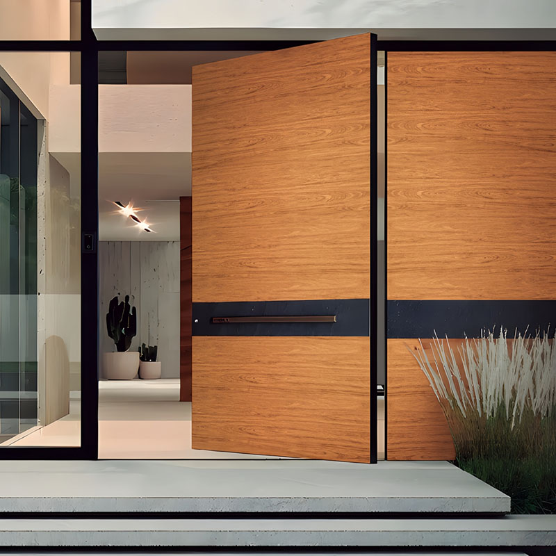 Custom Solid Cast Aluminum Entry Doors