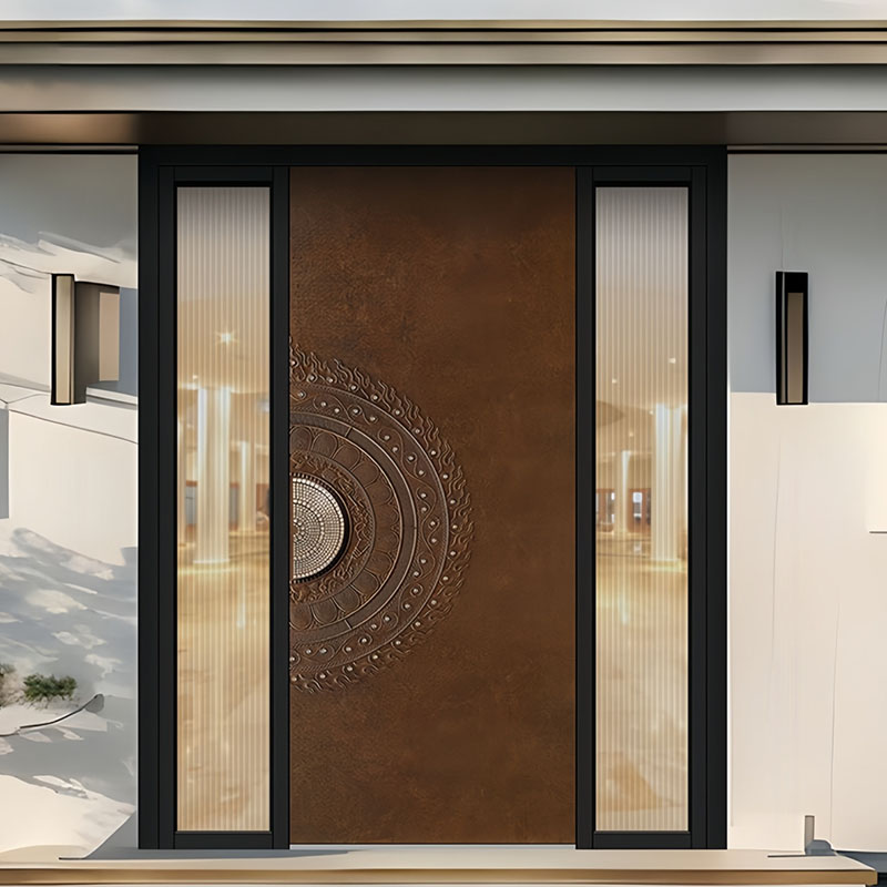 Luxury Cast Aluminum Double Doors