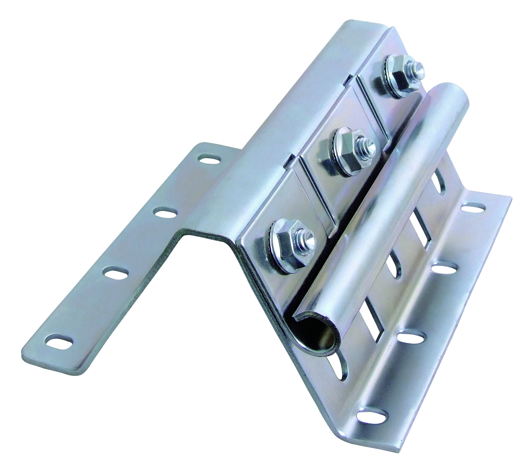 Bracket fittings for garage door rollers 