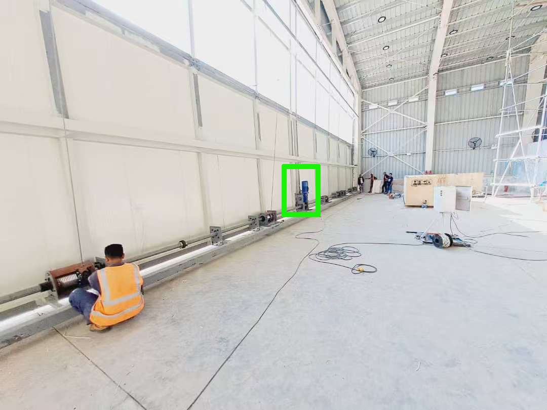 Actual Effect of Folding Hangar Doors